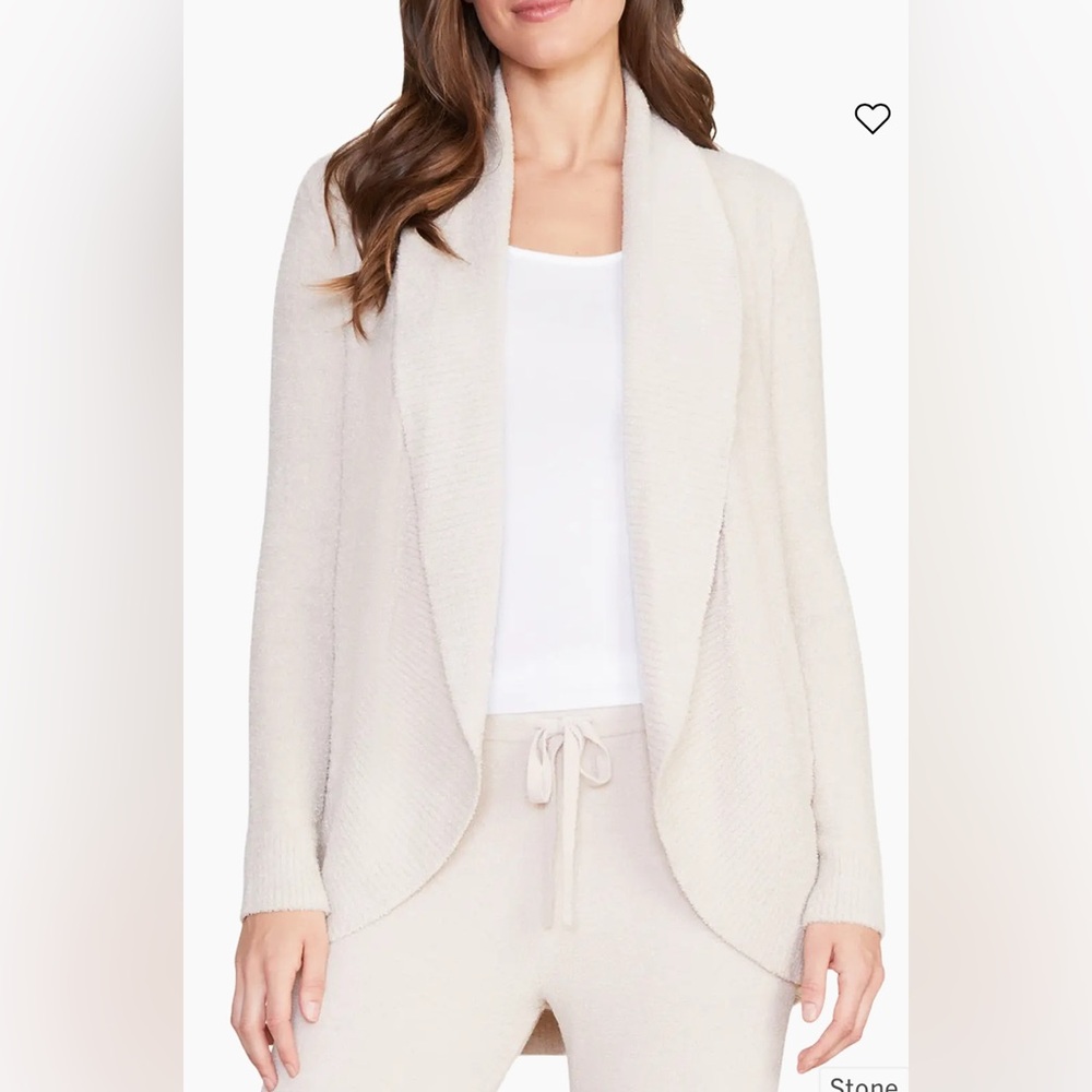 🔥 Barefoot Dreams Cream Cardigan size XS
